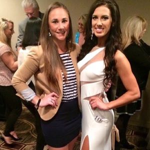 Navy & White mini dress